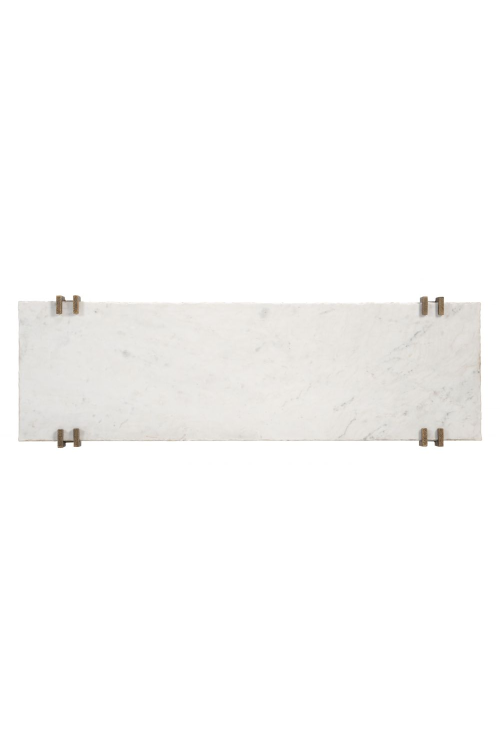 Rectangular White Marble Console Table | OROA Modern Rench | Oroa.com