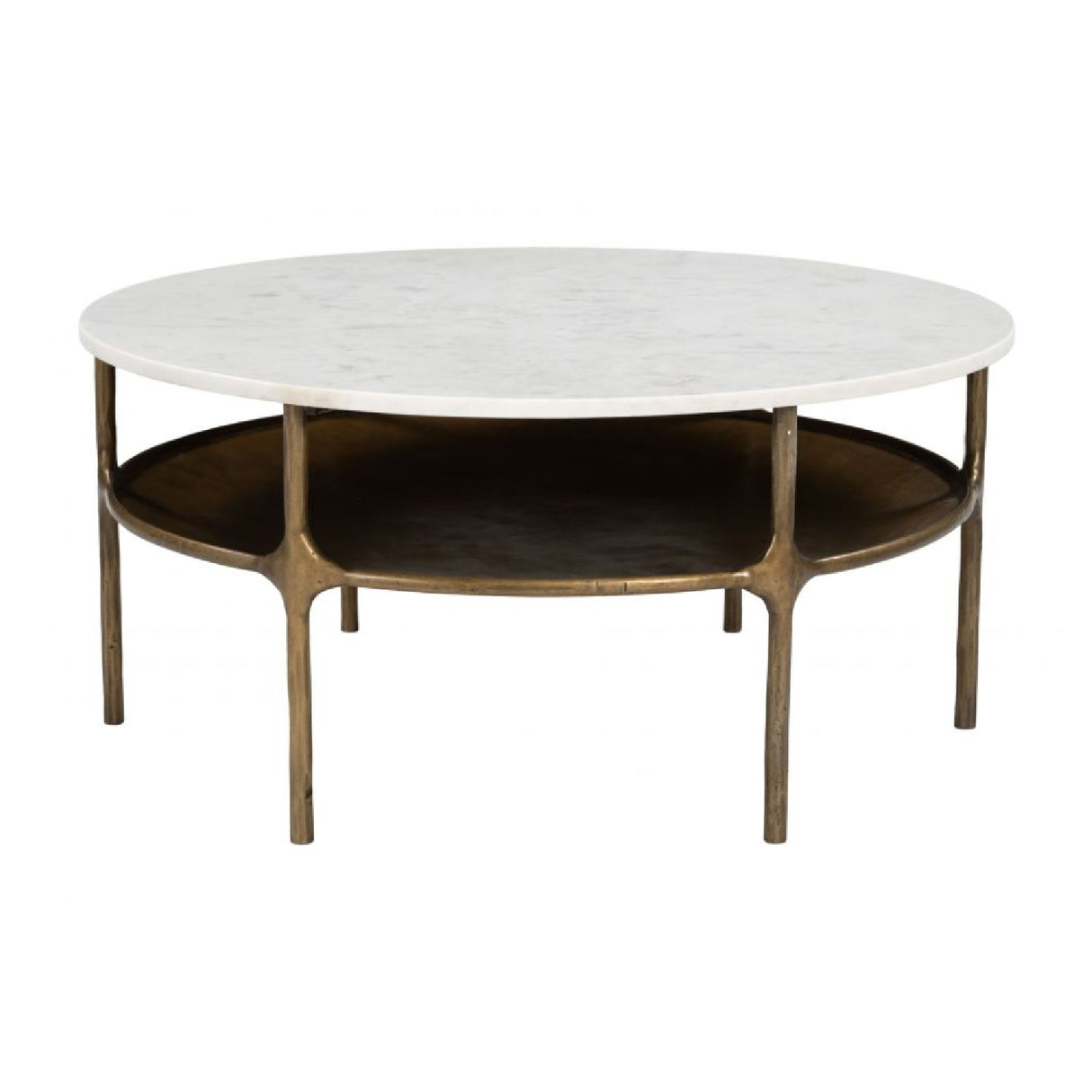 Brass Framed Marble Coffee Table | OROA Modern Bild