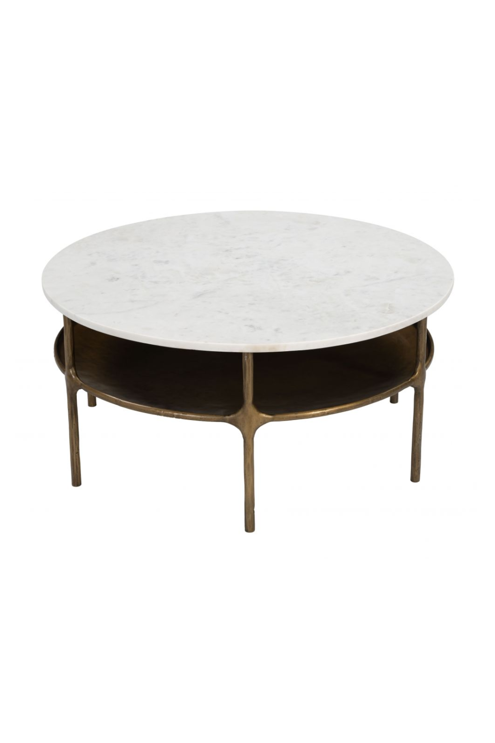 Brass Framed Marble Coffee Table | OROA Modern Bild | Oroa.com