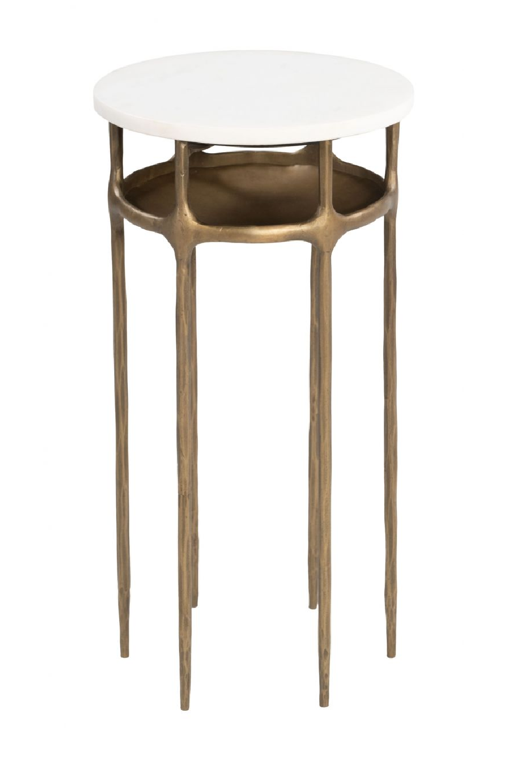Brass Framed Marble Side Table | OROA Modern Bild | Oroa.com