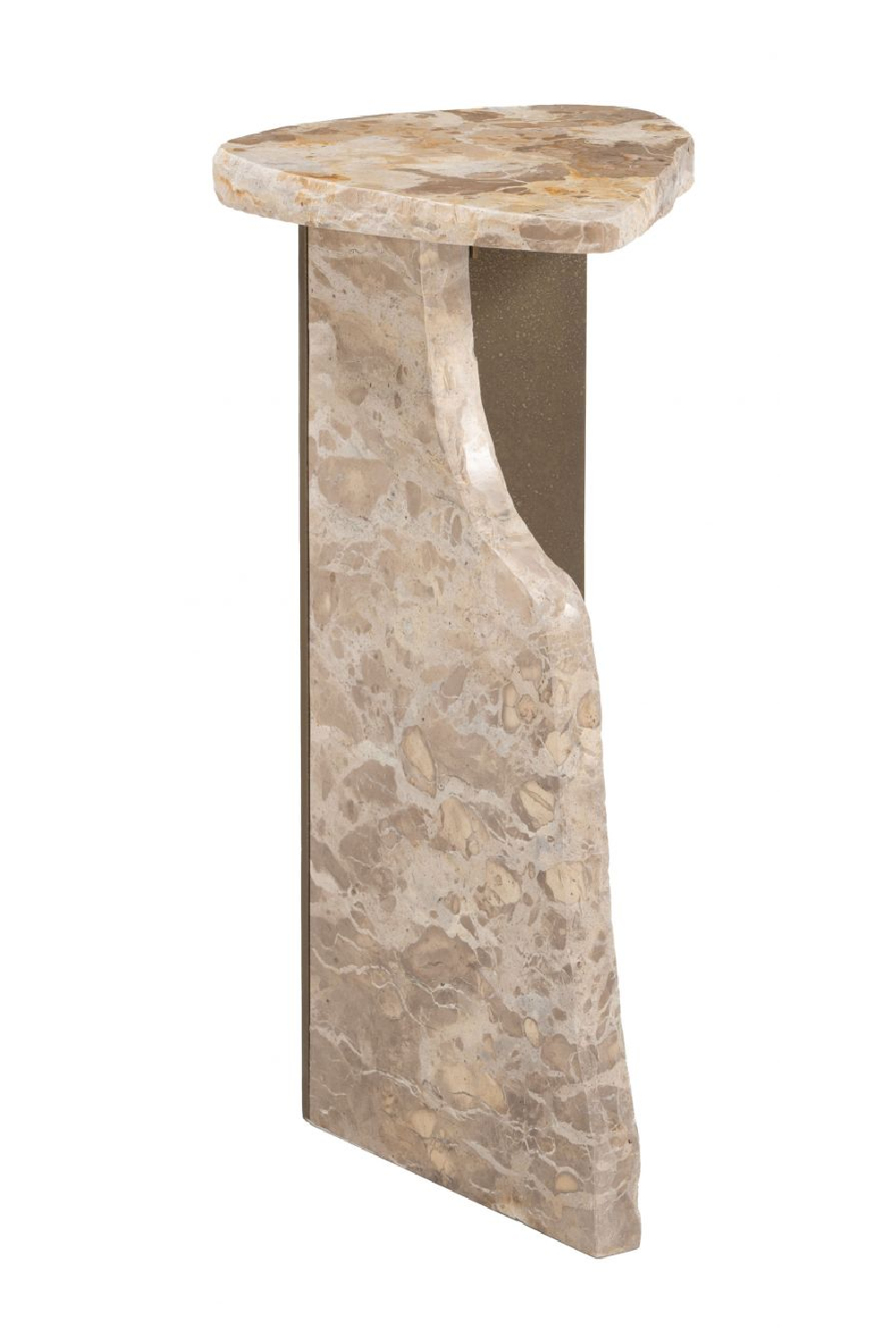Organic-Shaped Marble Side Table | OROA Modern Surya | Oroa.com