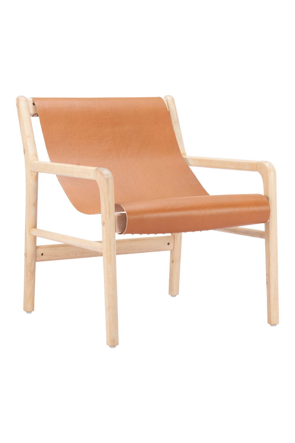 Tan Leather Accent Chair | OROA Modern Doek | Oroa.com