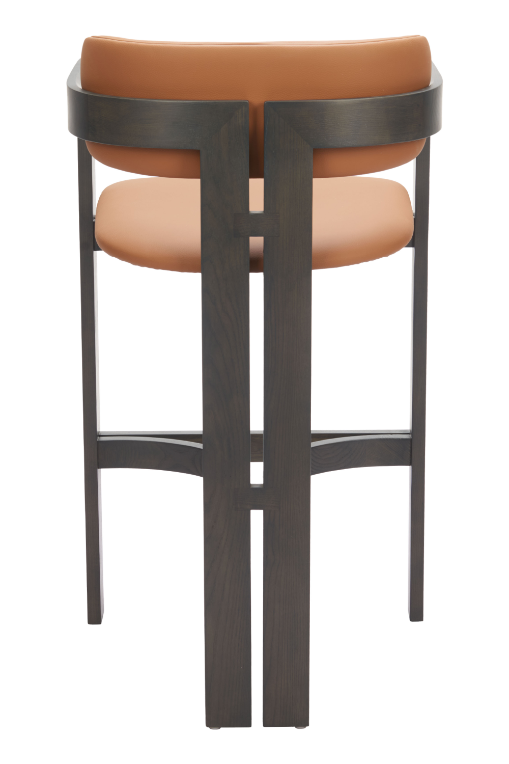 Wood Framed Brown Bar Stool | OROA Modern Shaili | Oroa.com