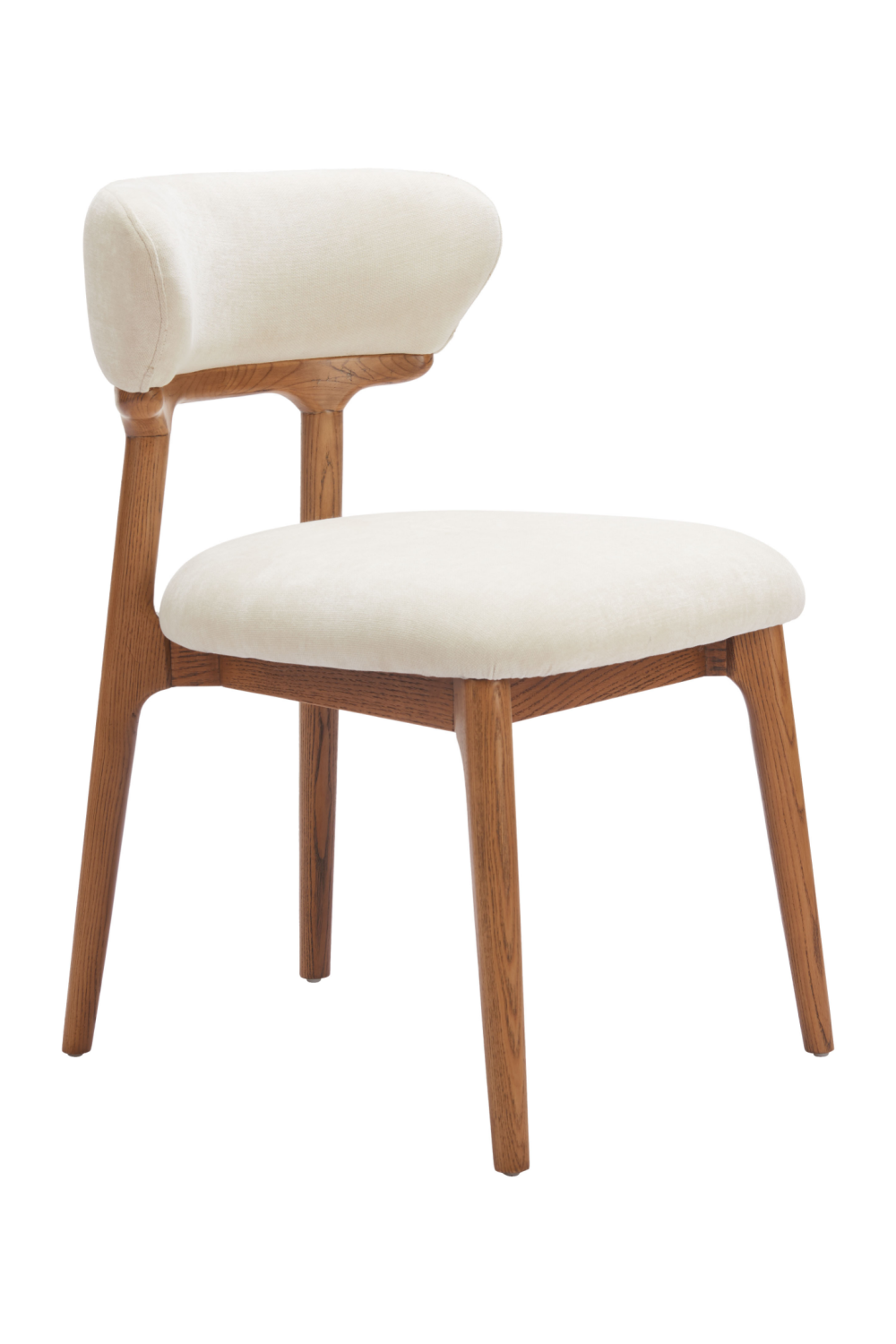 Wood Framed White Dining Chairs (2) | OROA Modern Cedar | Oroa.com