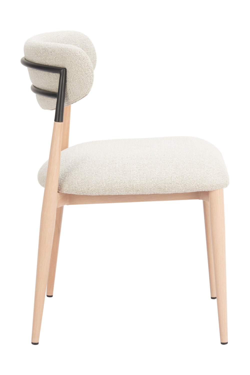 Gray Fabric Armless Dining Chairs (2) | OROA Modern Equinox | Oroa.com