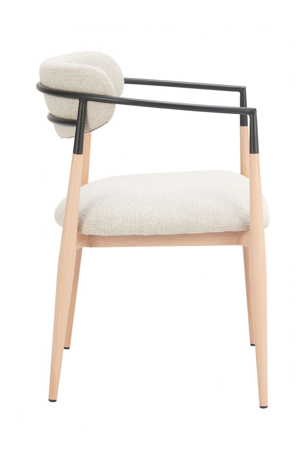Gray Fabric Modern Dining Chair | Oroa.com