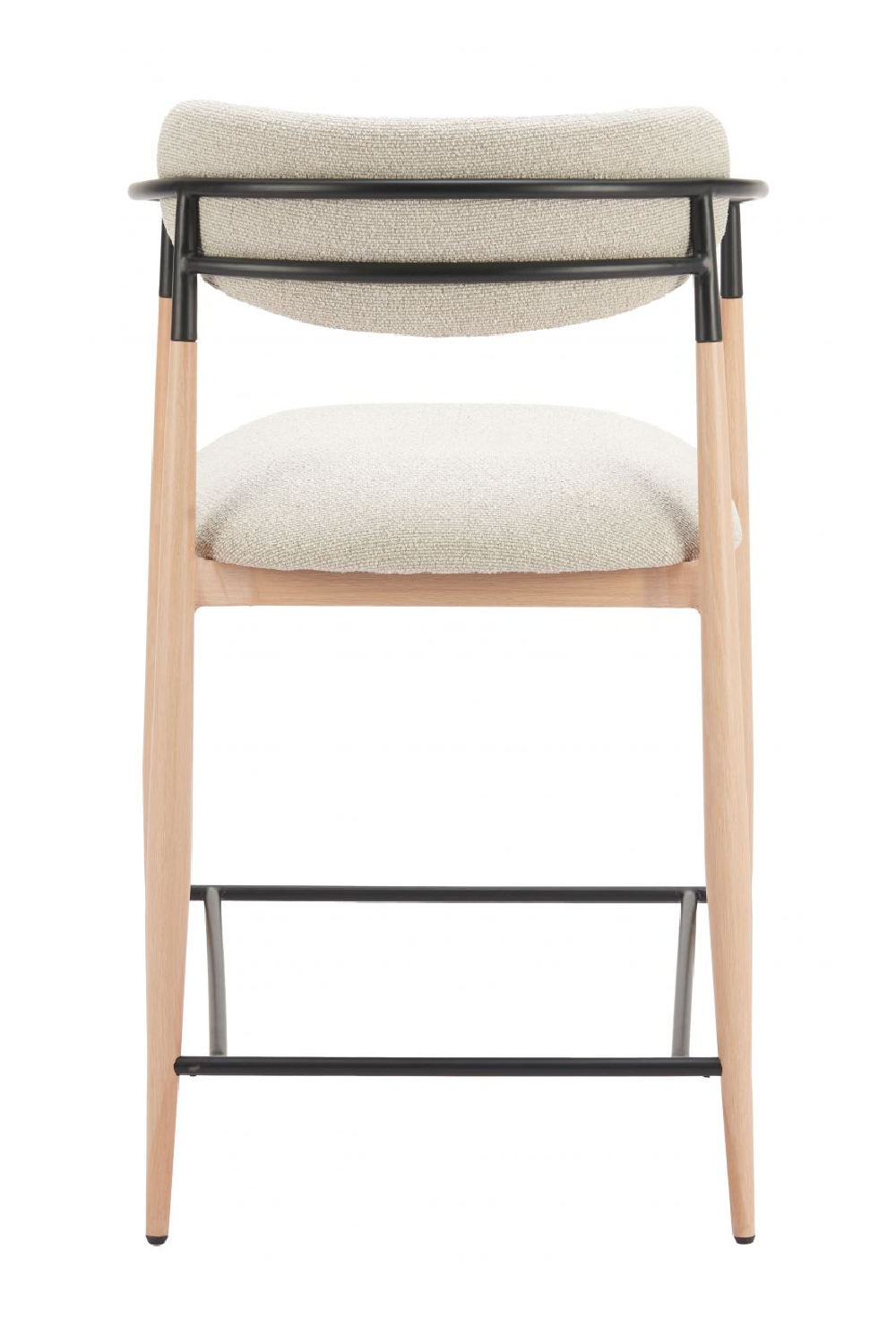 Gray Fabric Modern Counter Stool | Oroa.com