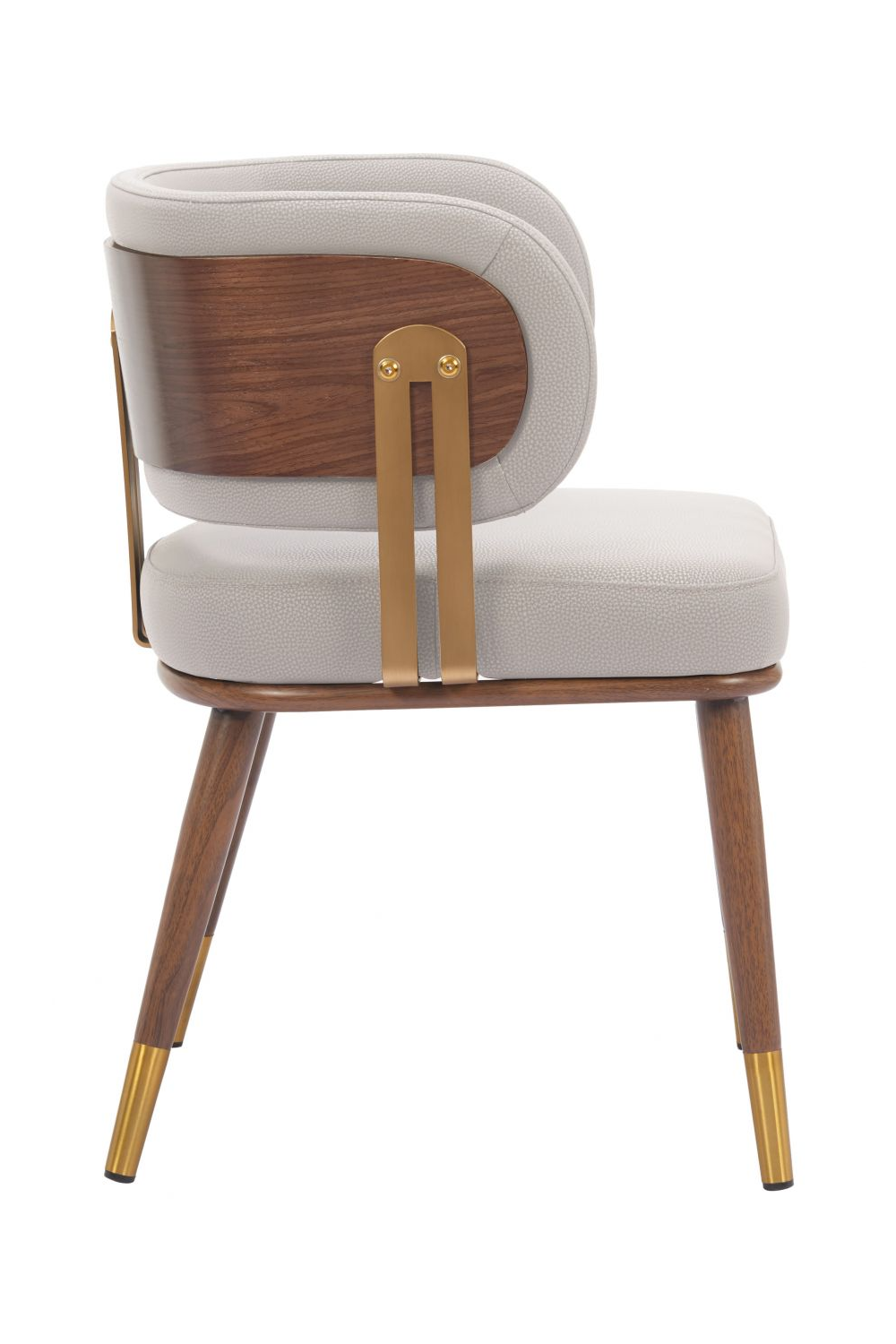 Beige Leather Dining Chair | OROA Modern Brew | Oroa.com