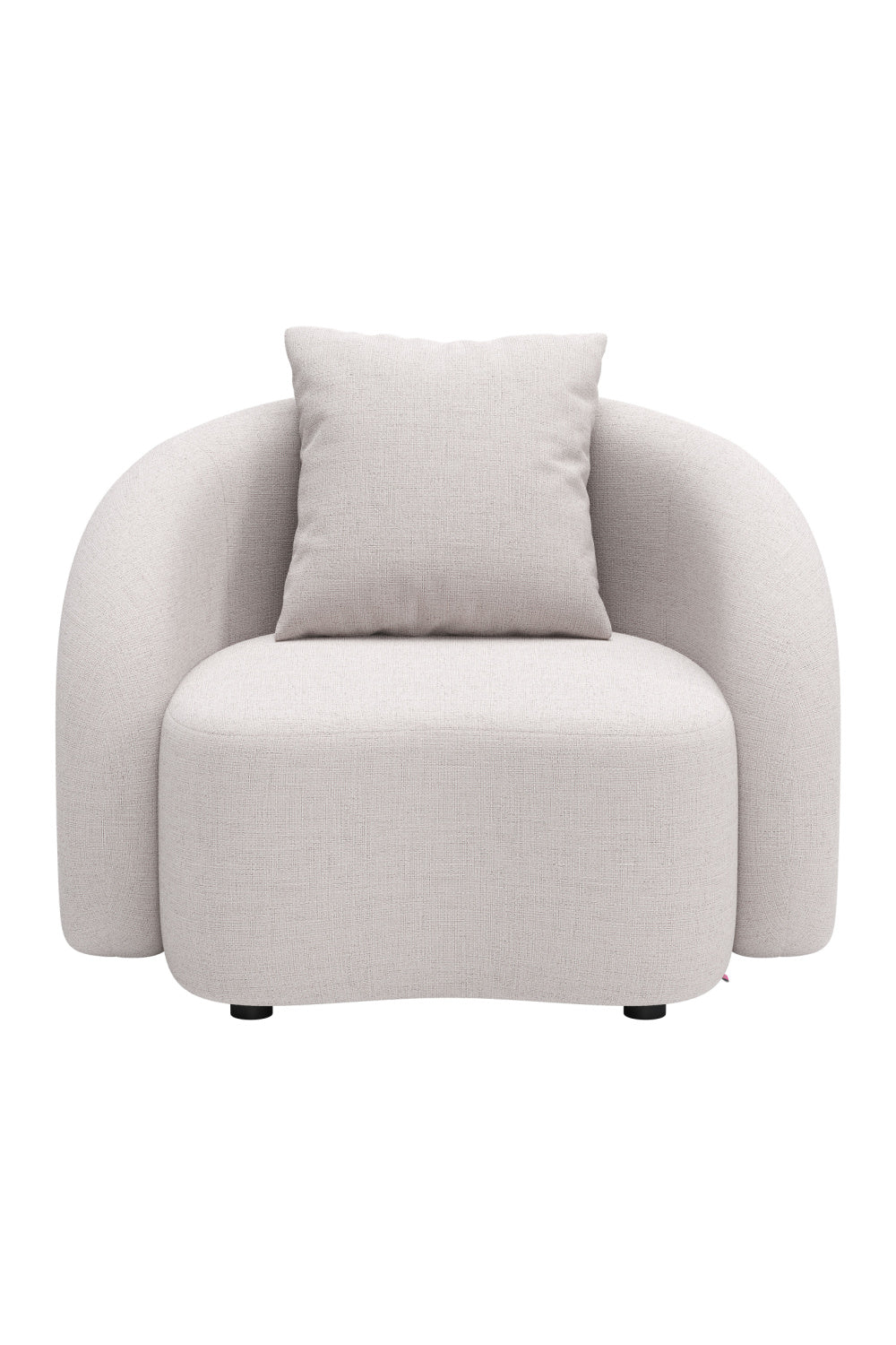 Beige Upholstered Outdoor Accent Chair | Oroa.com