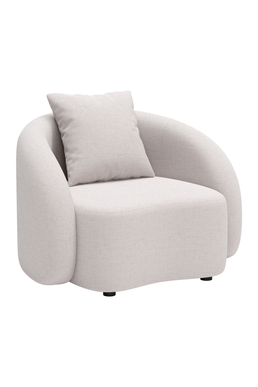 Beige Upholstered Outdoor Accent Chair | Oroa.com