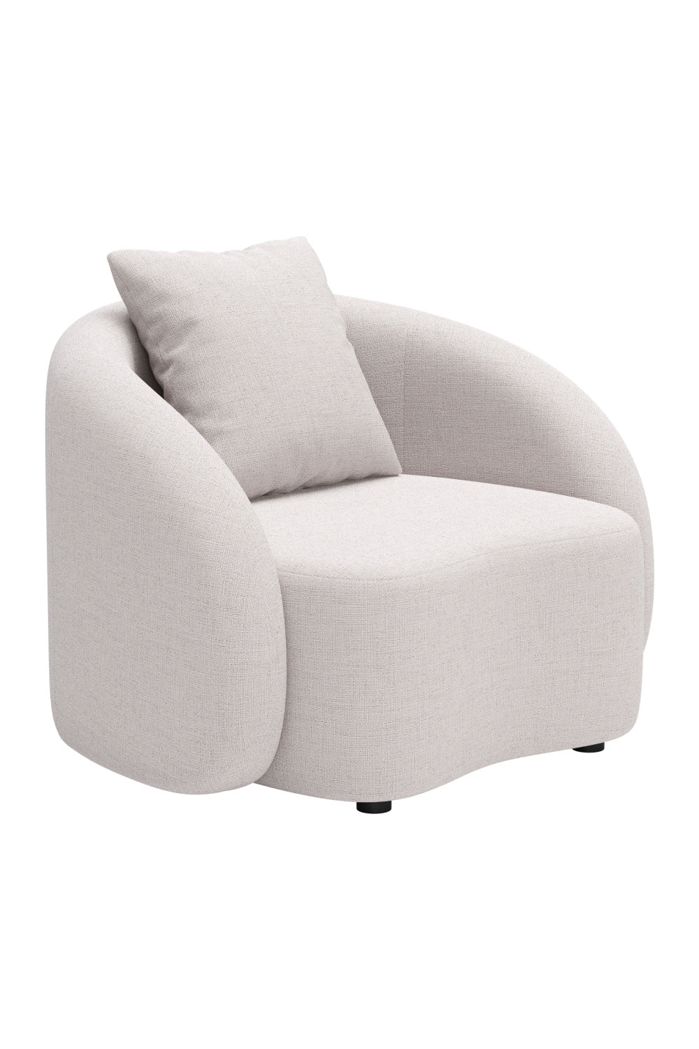 Beige Upholstered Outdoor Accent Chair | Oroa.com