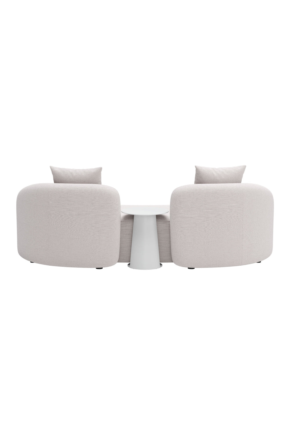 White Outdoor Side Table | OROA Modern Sunny Isles | Oroa.com