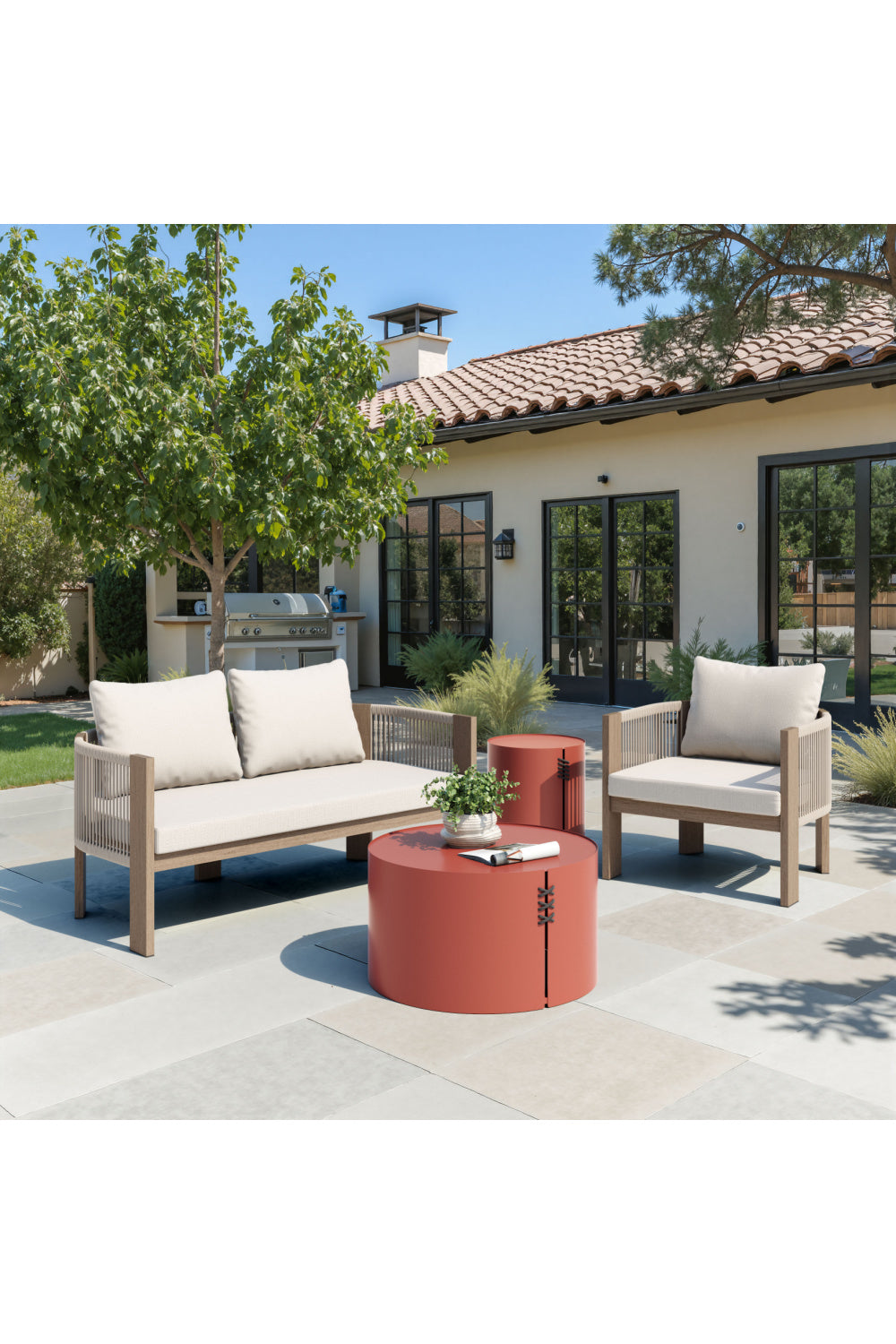 Beige Outdoor Accent Chair | Oroa.com