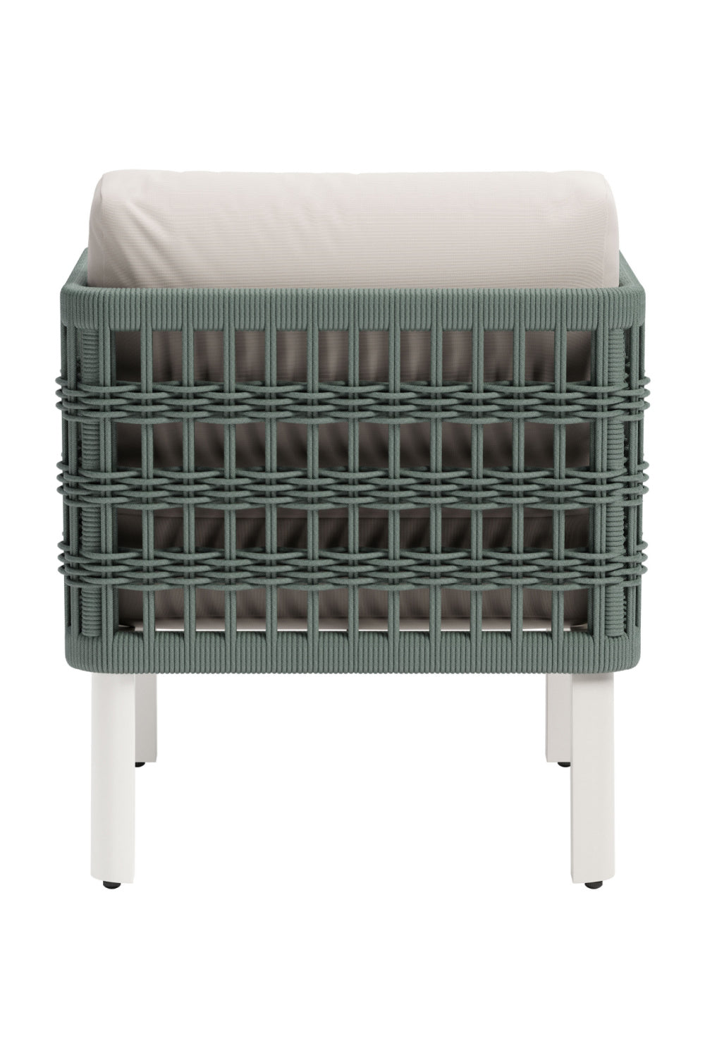 White Olefin Outdoor Lounge Armchair | Oroa.com