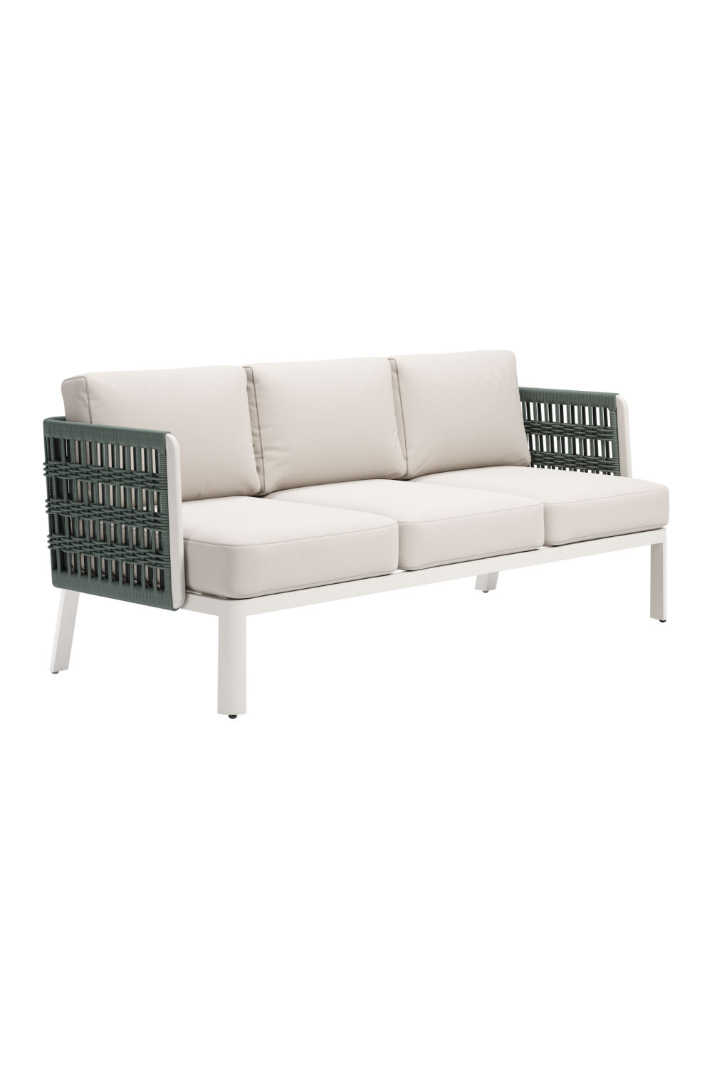 White Olefin Outdoor Sofa | Oroa.com