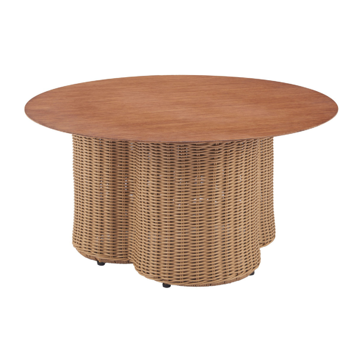 Natural Rattan Look Coffee Table | OROA Modern Soka