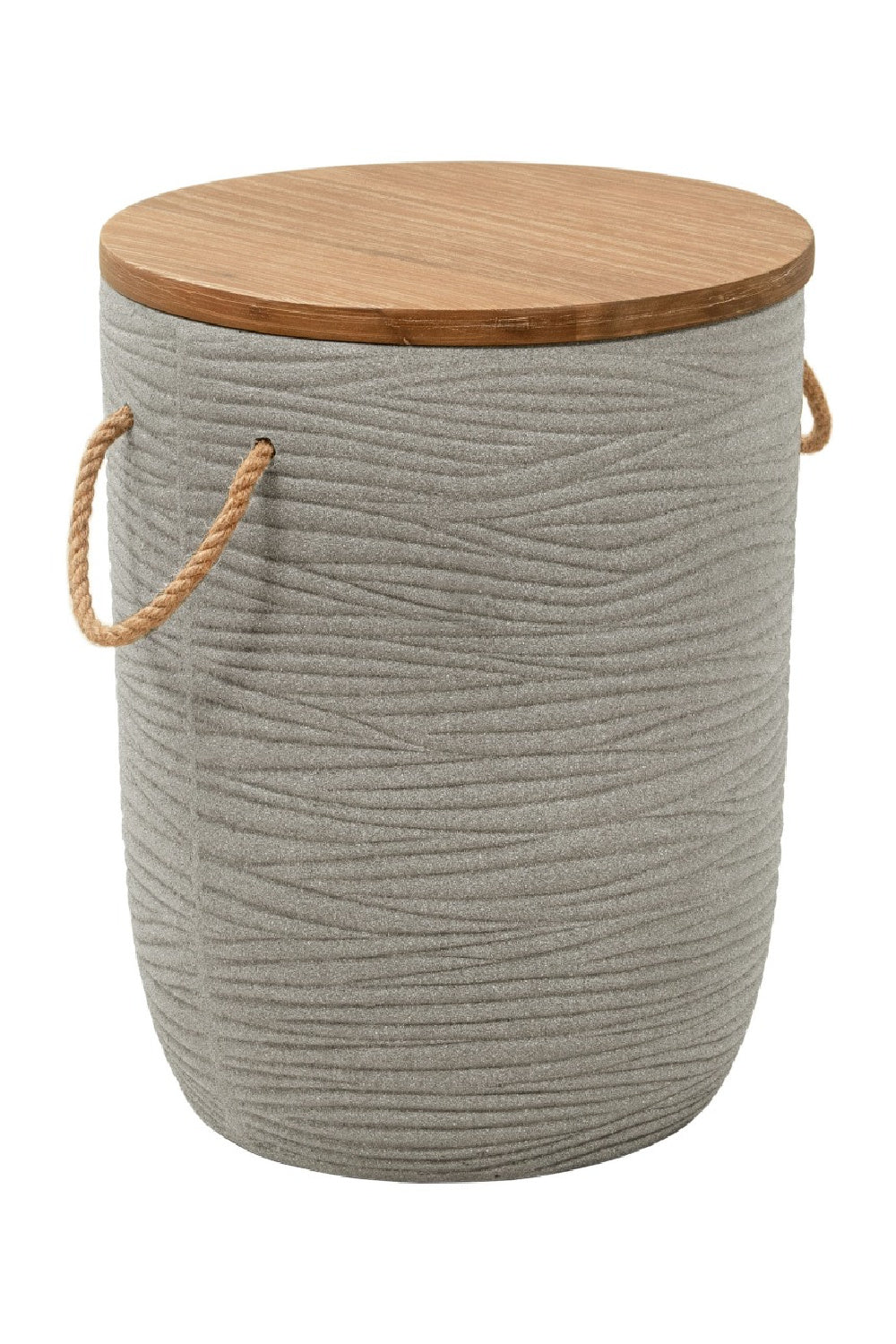 Gray Terrazzo Outdoor Side Table | Oroa.com