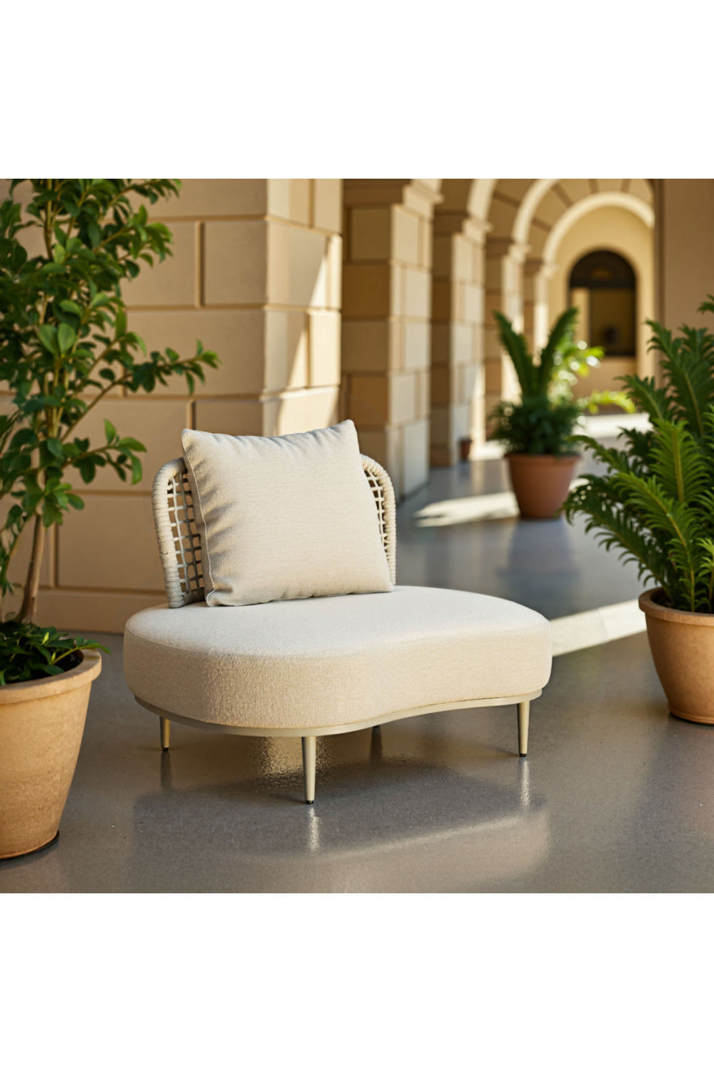 Rattan Weave Outdoor Accent Chair | Oroa.com