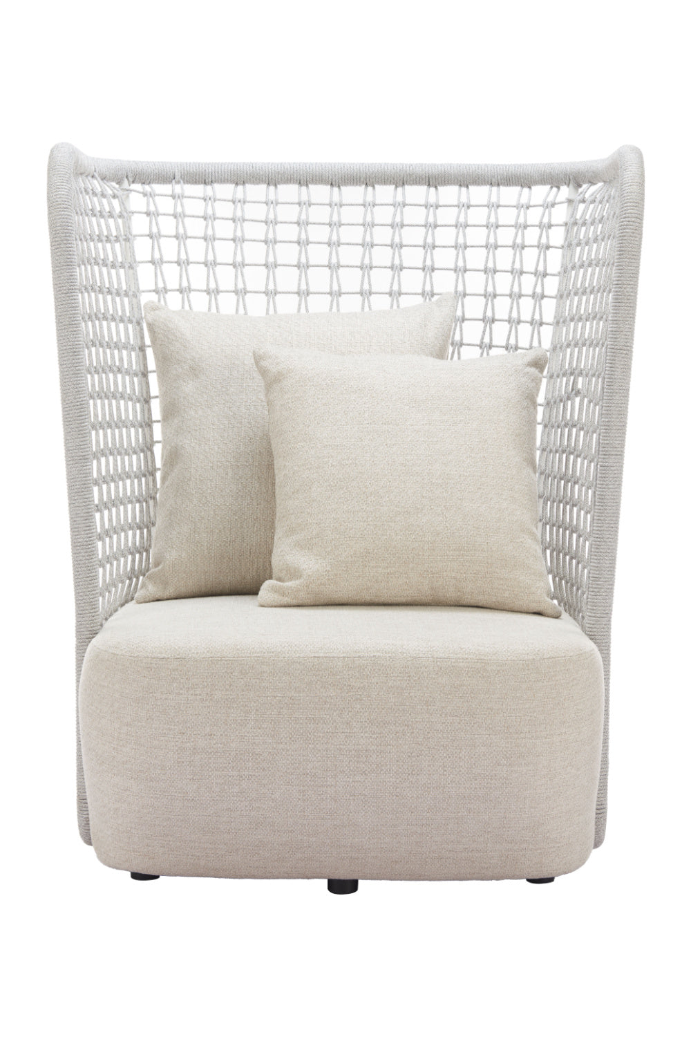 Weaved Back Outdoor Accent Chair | Oroa.com