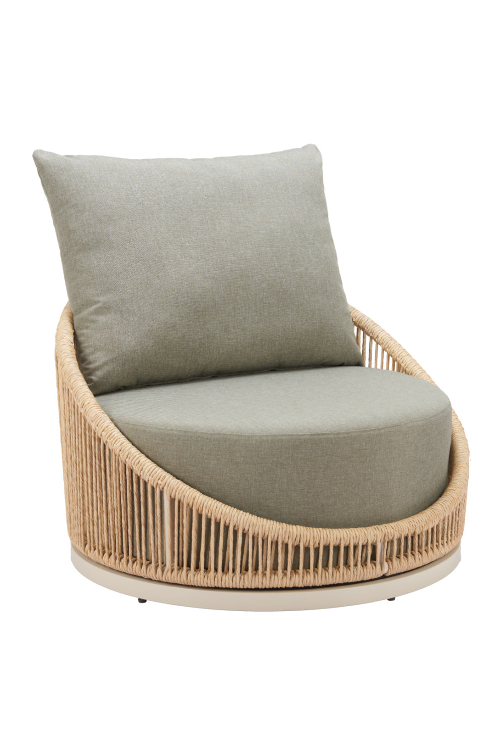 Rattan Weave Outdoor Swivel Chair | Oroa.com