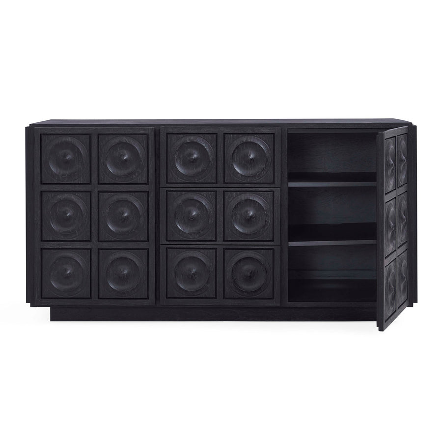 Mindi Wood 3-Door Sideboard | Jonathan Adler Antwerp | Oroa.com