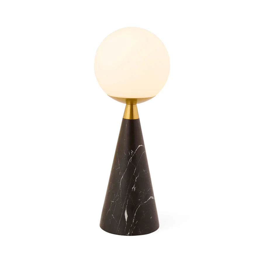 Conical Black Marble Table Lamp | Jonathan Adler Apex | Oroa.com