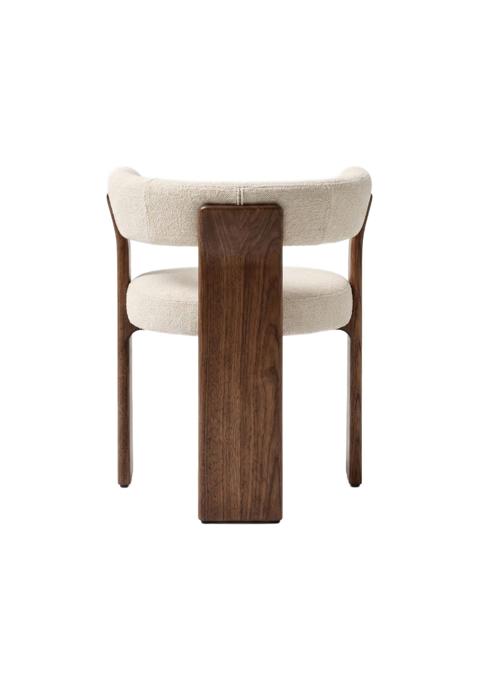 Modern dining chair with dark wood legs - www.oroa.com | Oroa.com