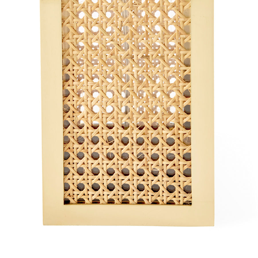 Caned Rattan Table Lamp | Jonathan Adler Bellport | Oroa.com
