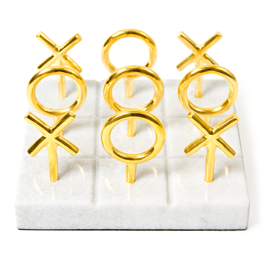 Marble Base Tic-Tac-Toe Set | Jonathan Adler | Oroa.com