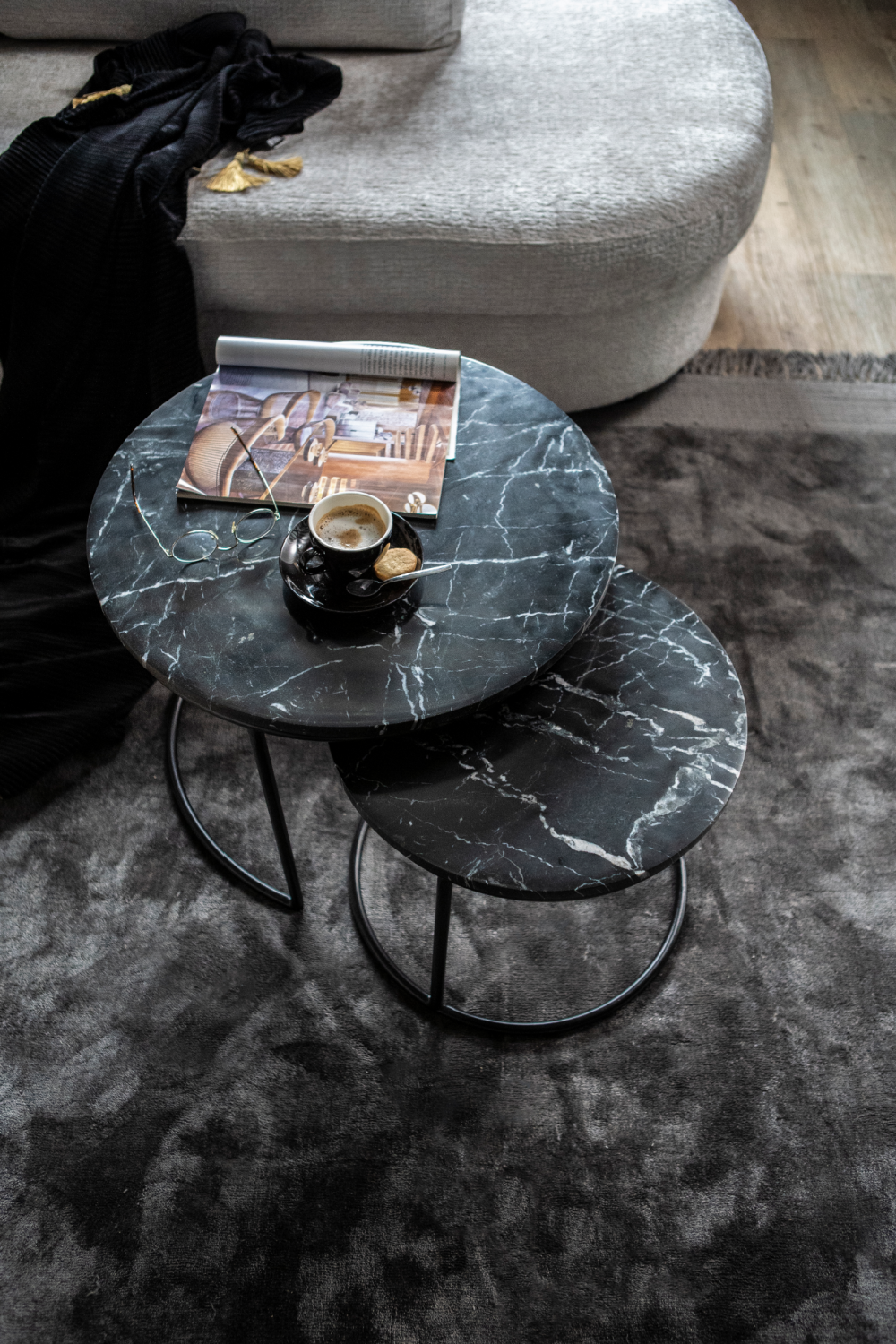 Marble Nesting Coffee Tables | Oroa.com