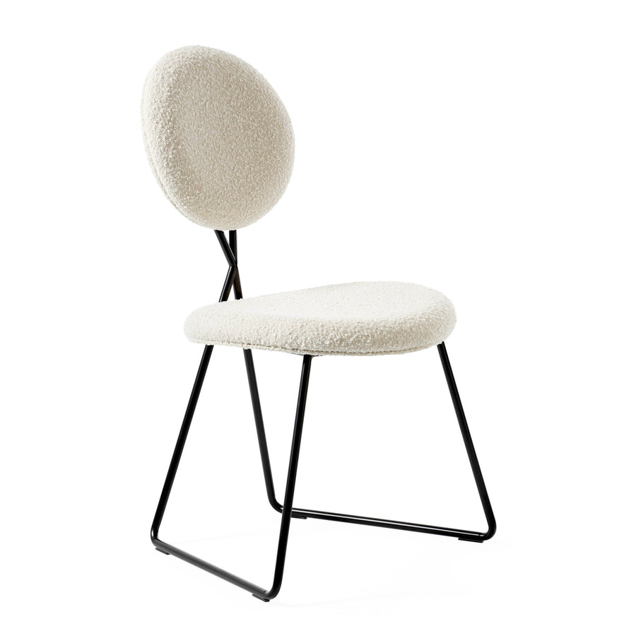 Crisscross Black Steel Dining Chair | Jonathan Adler Caprice | Oroa.com