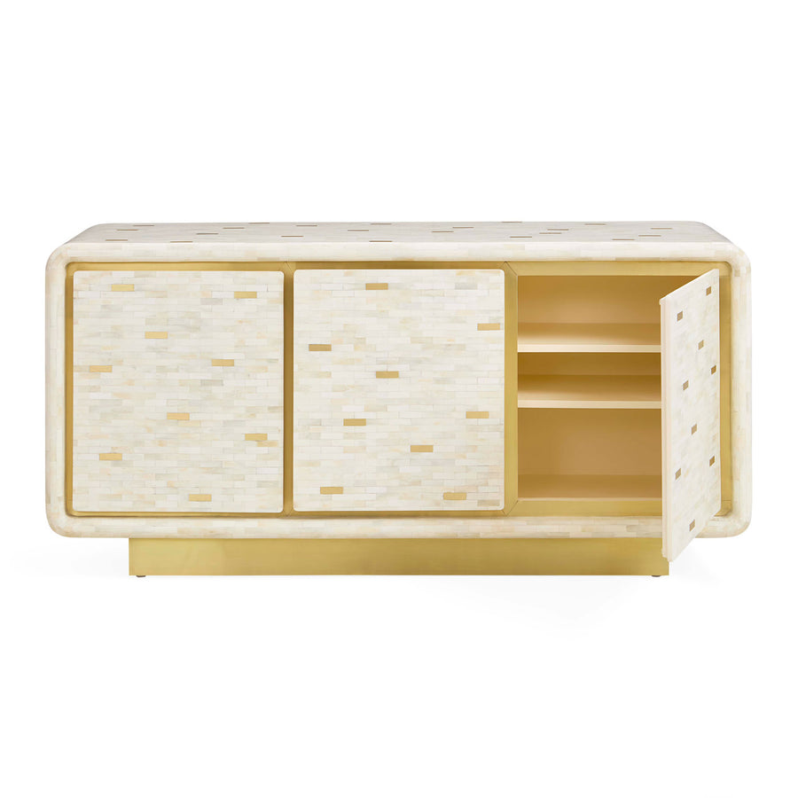 Bone Marquetry 3-Door Sideboard | Jonathan Adler Casablanca | Oroa.com