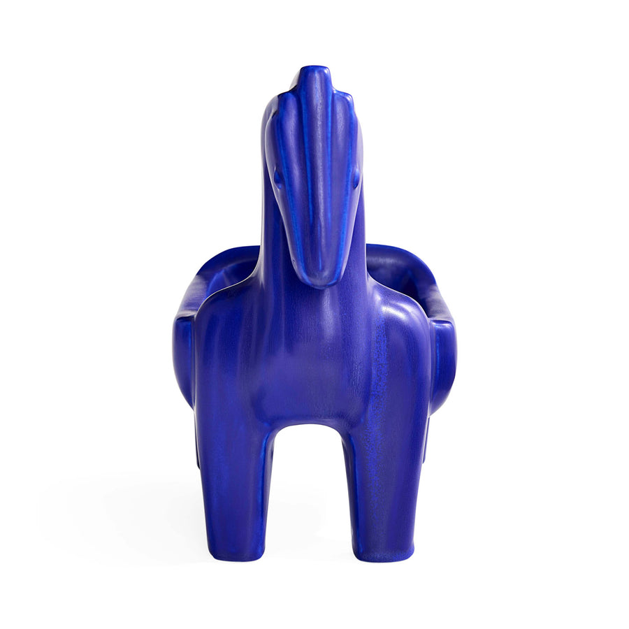 Blue Stoneware Bowl | Jonathan Adler Cobalt Horse | Oroa.com
