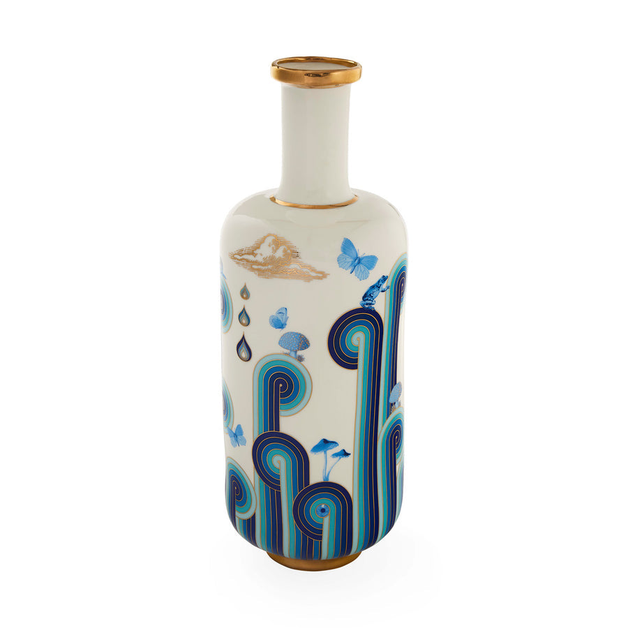 Printed Porcelain Bottle Vase | Jonathan Adler Druggist | Oroa.com