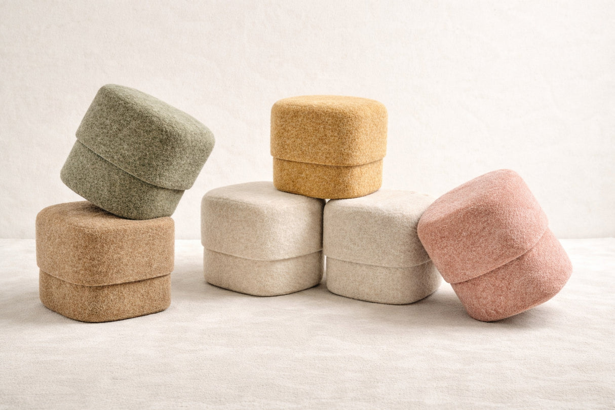 colorful foot stools - www.oroa.com | Oroa.com