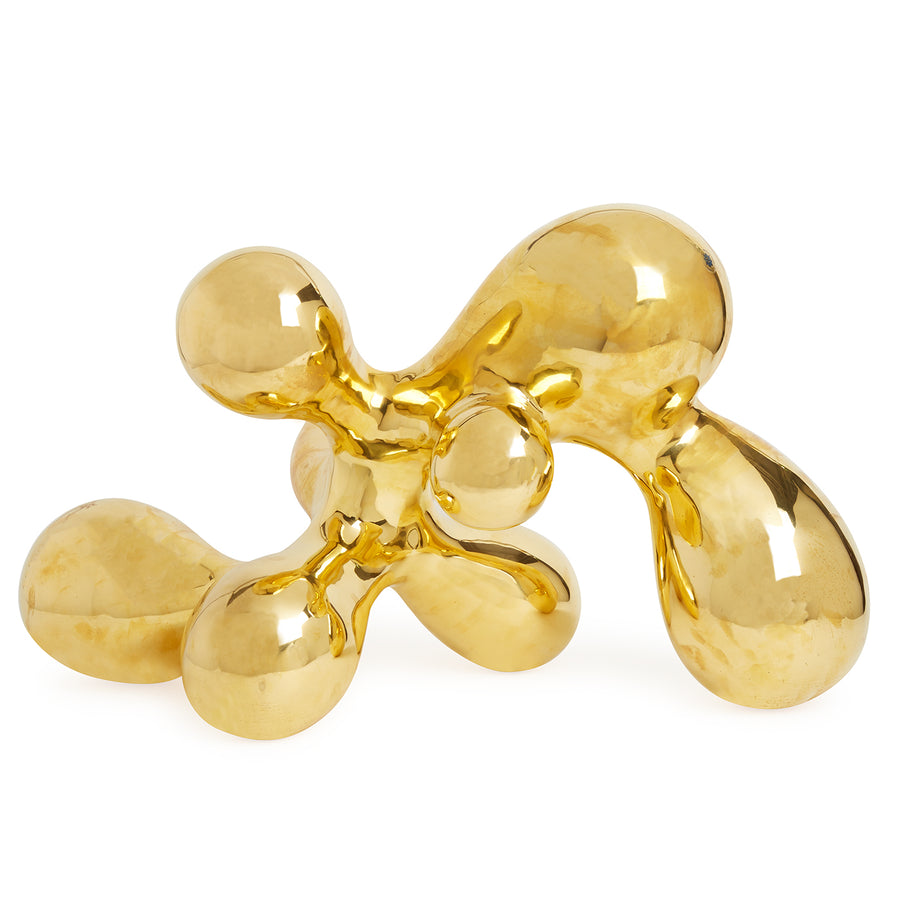 Organic-Shaped Brass Decor L | Jonathan Adler Orb