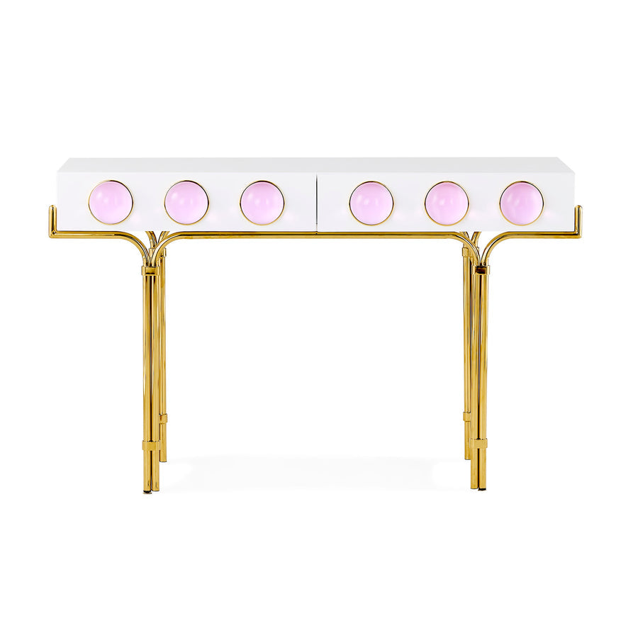 Pink Cabochons 2-Drawer Console | Oroa.com