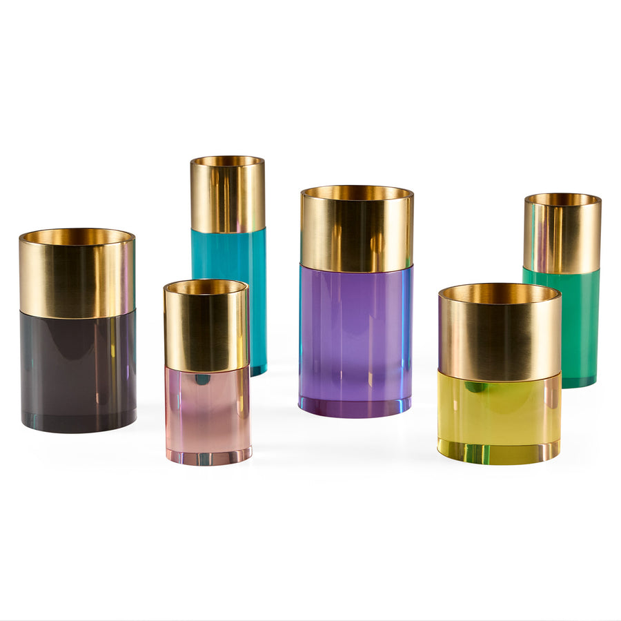 Cylindrical Candle Holder Set (6) | Jonathan Adler Jacques | Oroa.com