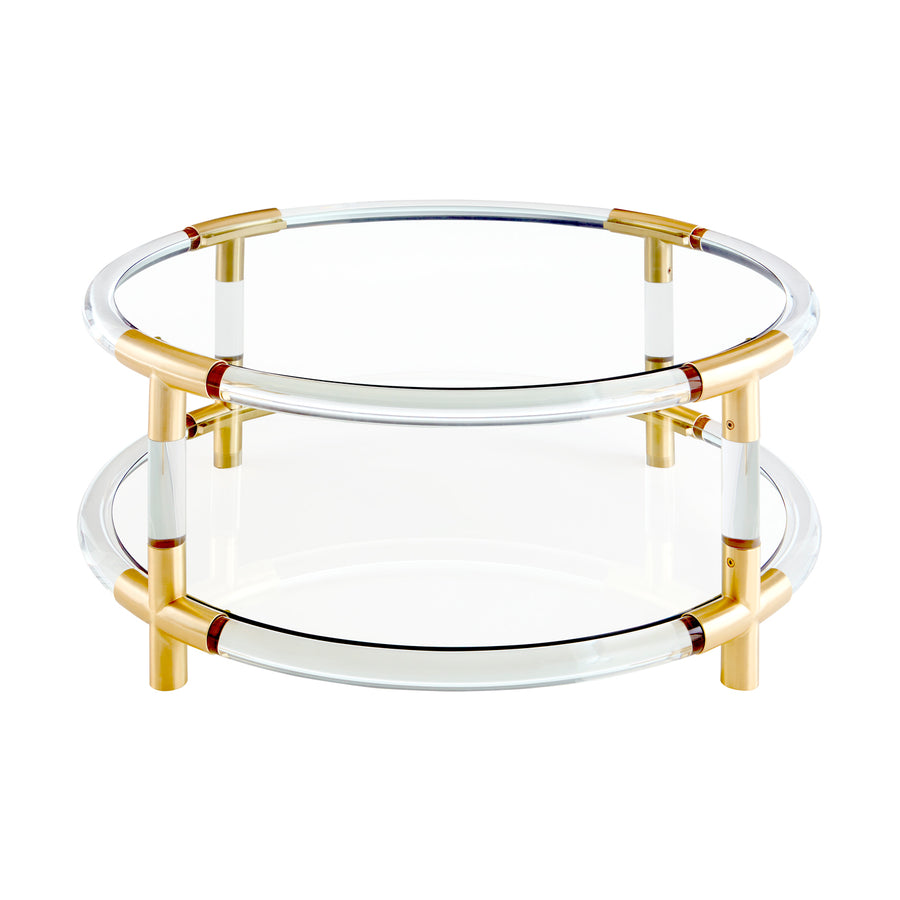 Round Acrylic Cocktail Table | Jonathan Adler Jacques | Oroa.com