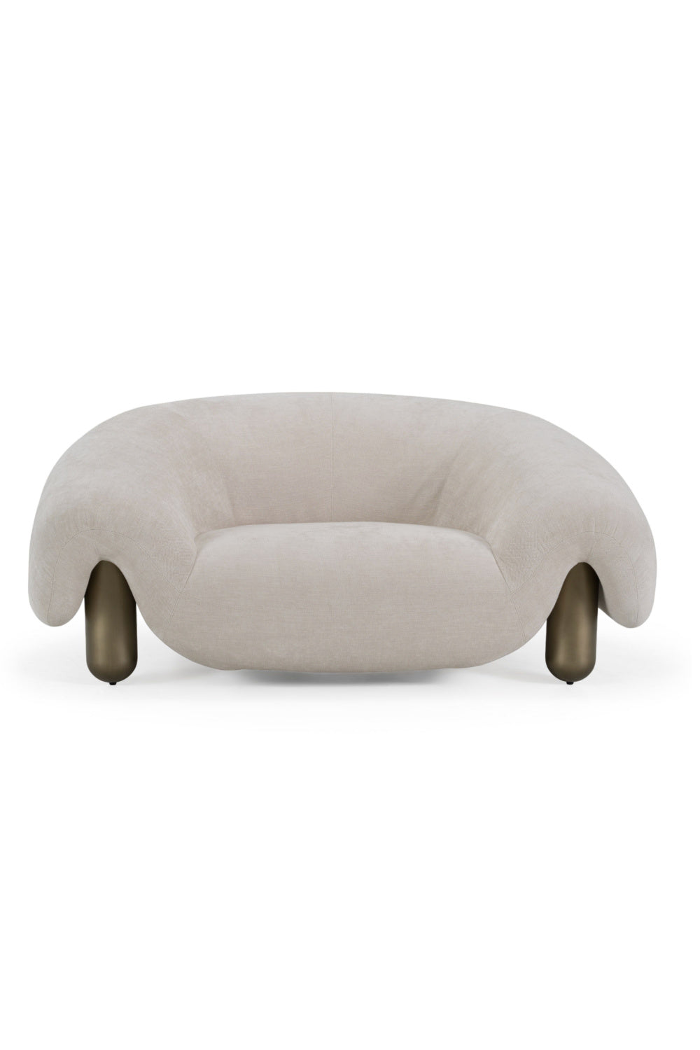 modern beige lounge chair