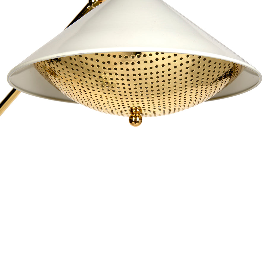 White Lacquered Task Floor Lamp | Oroa.com