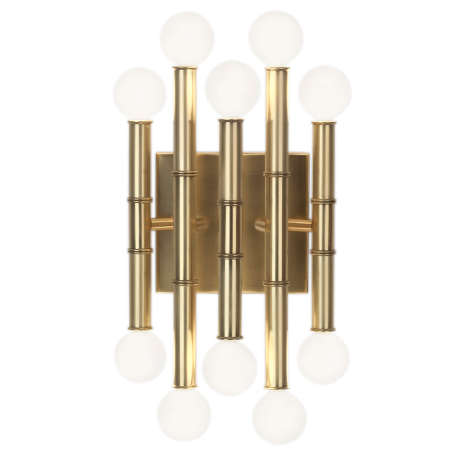 Bamboo Detail Five-Arm Wall Lamp | Jonathan Adler Meurice| Oroa.com