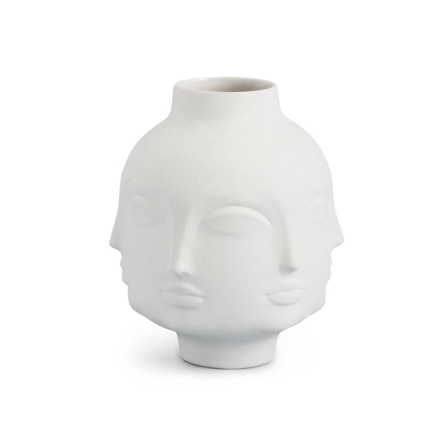 Unglazed Porcelain Face Vase | Jonathan Adler Dora Maar | Oroa.com