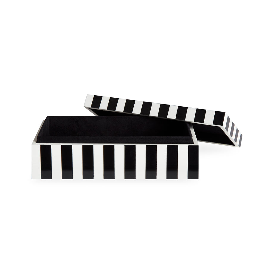 Black & White Lacquer Box S | Jonathan Adler Op Art | Oroa.com