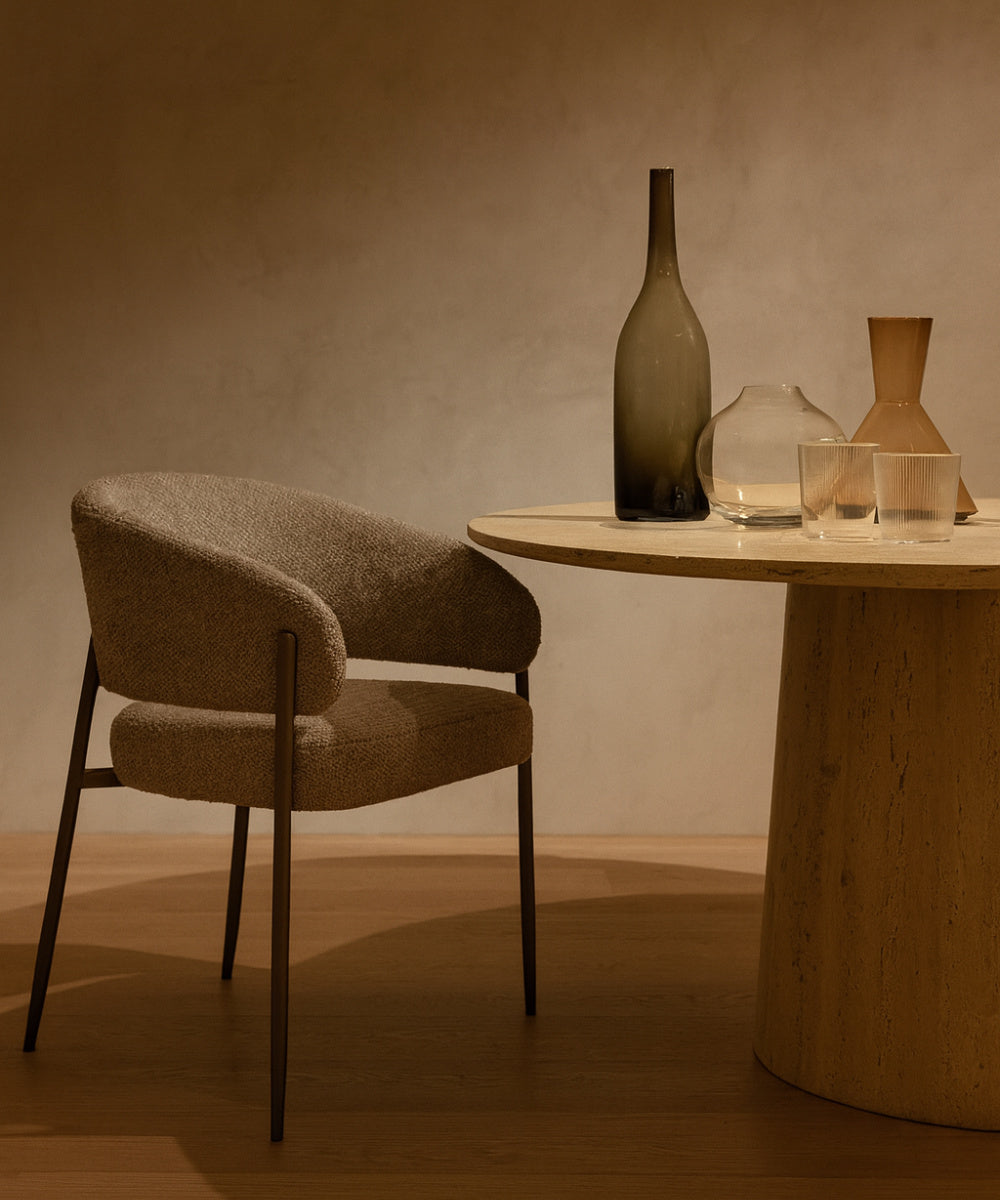 beige modern dining chair - oroa.com