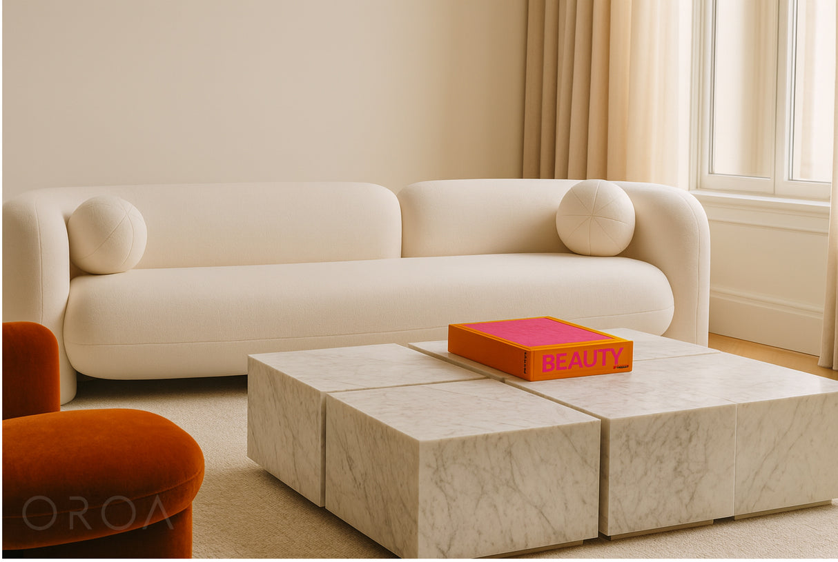 white modern sofa - www.oroa.com