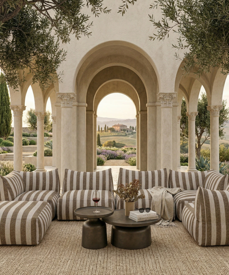 outdoor striped sofa - oroa.com | Oroa.com