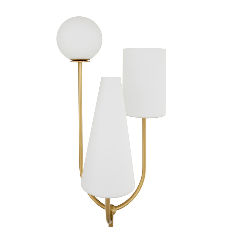 Milk Glass Shades Floor Lamp | Jonathan Adler Paradiso | Oroa.com