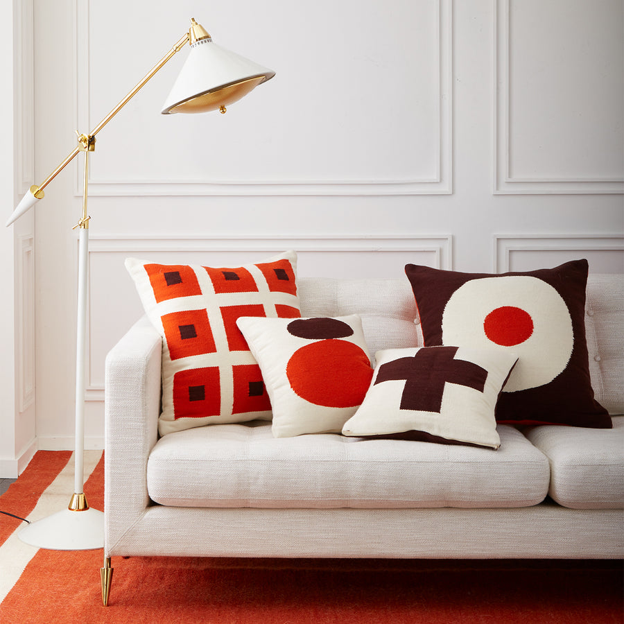 White Lacquered Task Floor Lamp | Oroa.com