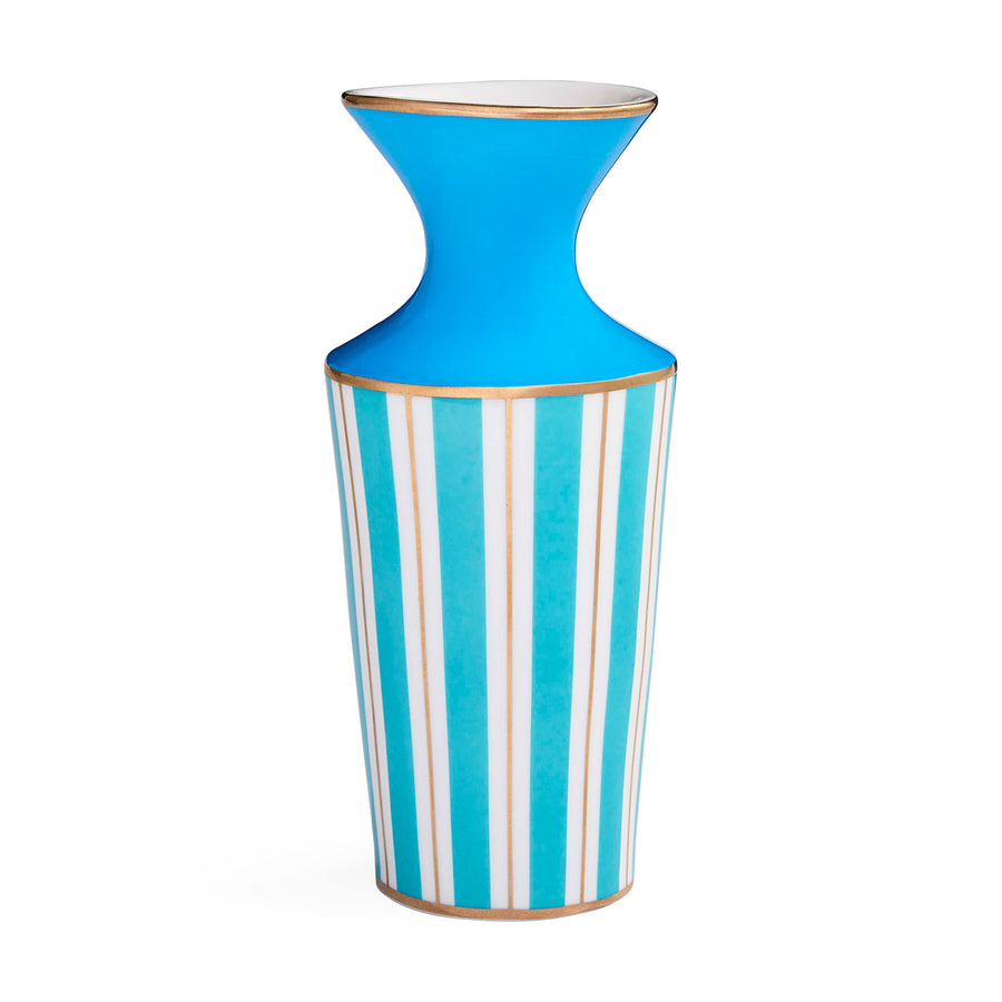 Blue Stripes Porcelain Vase | Jonathan Adler Portofino | Oroa.com